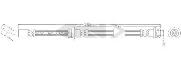 SPIDAN 339388 Гальмівний шланг