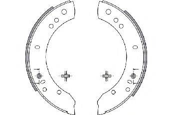 SPIDAN 30273 Комплект гальмівних колодок