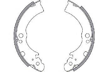 SPIDAN 30466 Комплект гальмівних колодок
