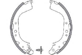 SPIDAN 30536 Комплект гальмівних колодок