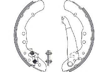 SPIDAN 33500 Комплект гальмівних колодок