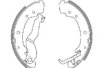 SPIDAN 33520 Комплект гальмівних колодок