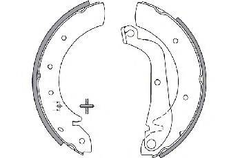 SPIDAN 33907 Комплект гальмівних колодок