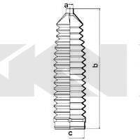 SPIDAN 83760 Пильовик, рульове управління