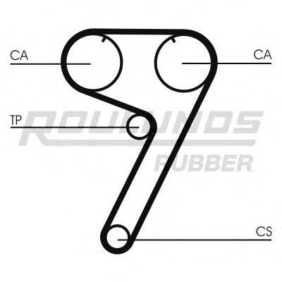 ROULUNDS RUBBER RR1346 Ремінь ГРМ