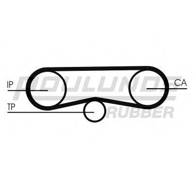 ROULUNDS RUBBER RR1113K1 Комплект ременя ГРМ