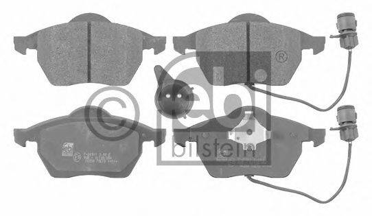 FEBI BILSTEIN 16058 Комплект гальмівних колодок, дискове гальмо