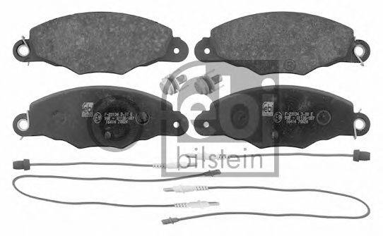 FEBI BILSTEIN 16414 Комплект гальмівних колодок, дискове гальмо