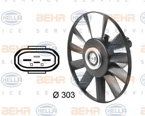 BEHR HELLA SERVICE 8EW009144541 Вентилятор, охолодження двигуна