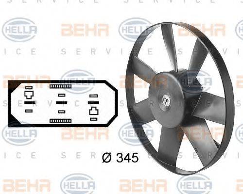 BEHR HELLA SERVICE 8EW009144581 Вентилятор, охолодження двигуна