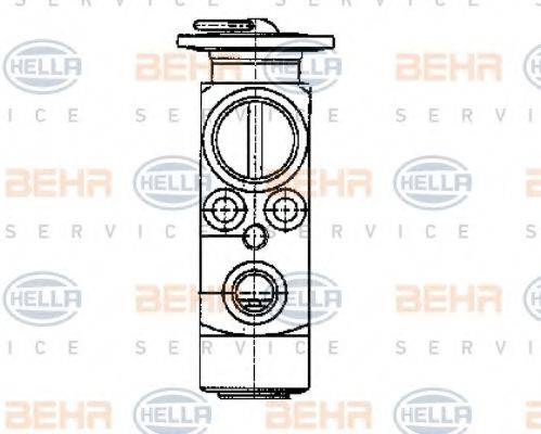 BEHR HELLA SERVICE 8UW351234041 Розширювальний клапан, кондиціонер