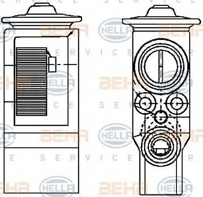 BEHR HELLA SERVICE 8UW351234111 Розширювальний клапан, кондиціонер