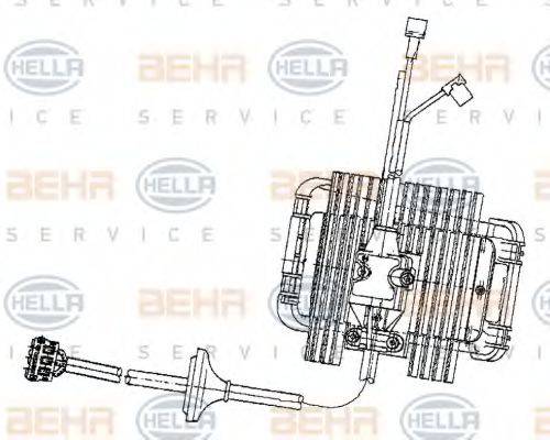 BEHR HELLA SERVICE 5DS351320001 Регулятор, вентилятор салону