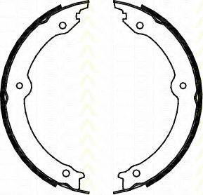 TRISCAN 810013046 Комплект гальмівних колодок, стоянкова гальмівна система