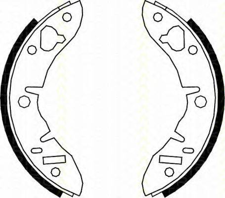 TRISCAN 810017003 Комплект гальмівних колодок