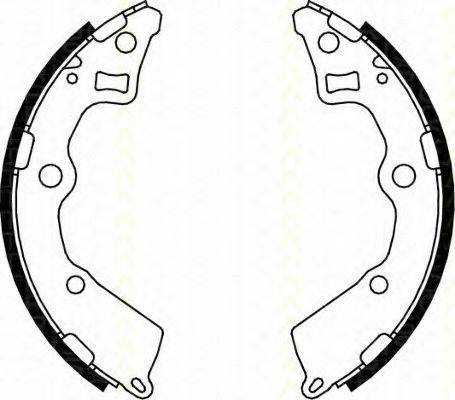 TRISCAN 810018008 Комплект гальмівних колодок