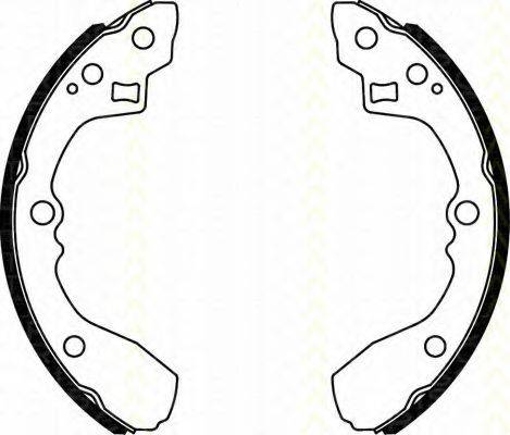 TRISCAN 810018012 Комплект гальмівних колодок