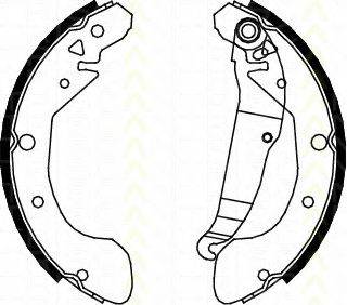 TRISCAN 810021612 Комплект гальмівних колодок