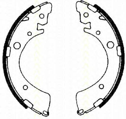 TRISCAN 810040441 Комплект гальмівних колодок