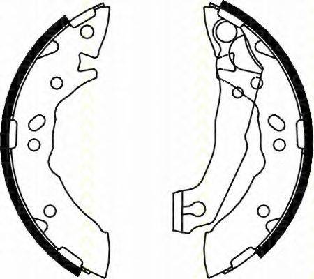 TRISCAN 810043621 Комплект гальмівних колодок