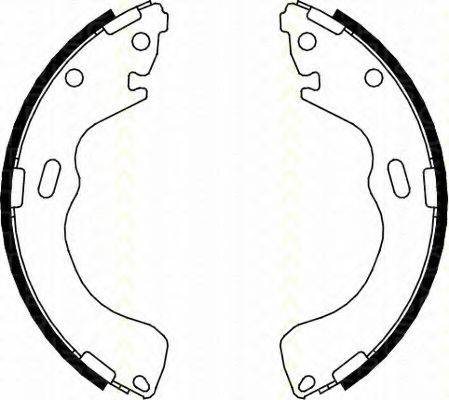 TRISCAN 810050616 Комплект гальмівних колодок
