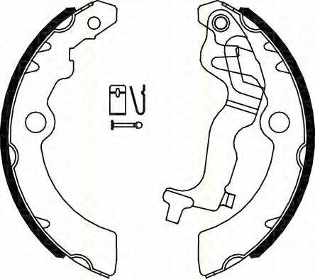 TRISCAN 810069005 Комплект гальмівних колодок
