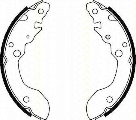 TRISCAN 810069007 Комплект гальмівних колодок