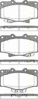 TRISCAN 811013052 Комплект гальмівних колодок, дискове гальмо