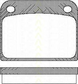 TRISCAN 811065605 Комплект гальмівних колодок, дискове гальмо