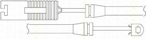 TRISCAN 811511012 Сигналізатор, знос гальмівних колодок