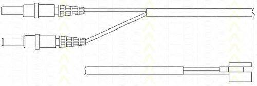 TRISCAN 811528001 Сигналізатор, знос гальмівних колодок