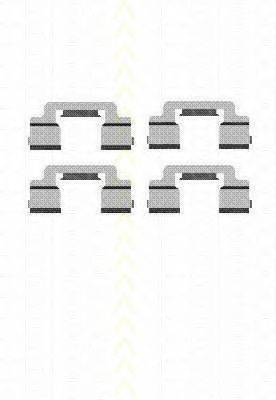 TRISCAN 8105111619 Комплектуючі, колодки дискового гальма