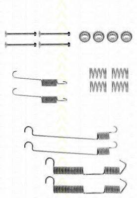 TRISCAN 8105112514 Комплектуючі, гальмівна колодка