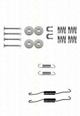 TRISCAN 8105132587 Комплектуючі, гальмівна колодка