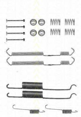 TRISCAN 8105152553 Комплектуючі, гальмівна колодка