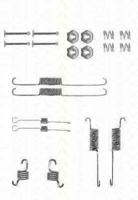 TRISCAN 8105162591 Комплектуючі, гальмівна колодка