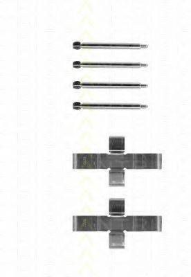TRISCAN 8105231398 Комплектуючі, колодки дискового гальма