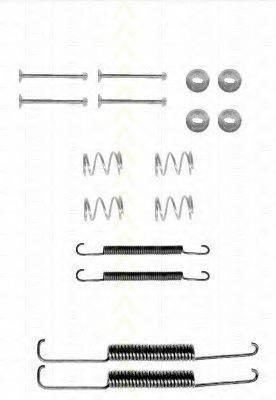 TRISCAN 8105242494 Комплектуючі, гальмівна колодка