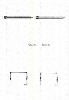 TRISCAN 8105251595 Комплектуючі, колодки дискового гальма