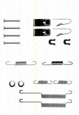TRISCAN 8105402522 Комплектуючі, гальмівна колодка