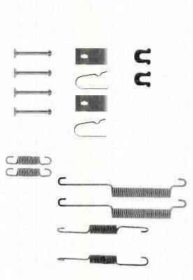 TRISCAN 8105402537 Комплектуючі, гальмівна колодка