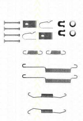 TRISCAN 8105402538 Комплектуючі, гальмівна колодка