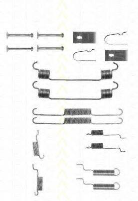 TRISCAN 8105502556 Комплектуючі, гальмівна колодка
