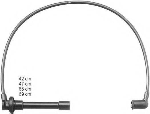 BERU ZEF1097 Комплект дротів запалювання