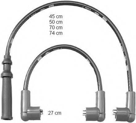BERU ZEF1200 Комплект дротів запалювання
