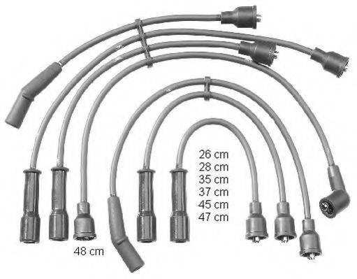 BERU ZEF1313 Комплект дротів запалювання