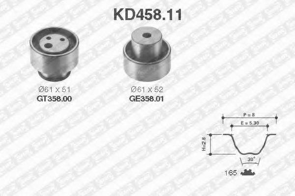 SNR KD45811 Комплект ременя ГРМ