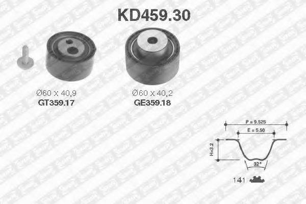 SNR KD45930 Комплект ременя ГРМ