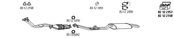 HJS BMW33 Система випуску ОГ