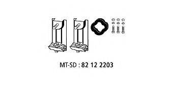 HJS 82122203 Монтажний комплект, система випуску